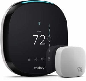 ecobee 4 thermostat for heating and cooling
